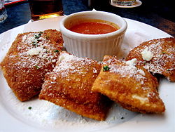 Fried Cheese Ravioli